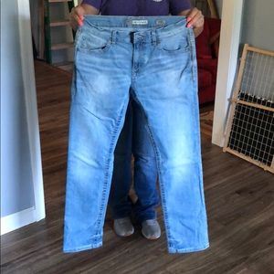 Men’s buckle jeans. MKE denim carter straight